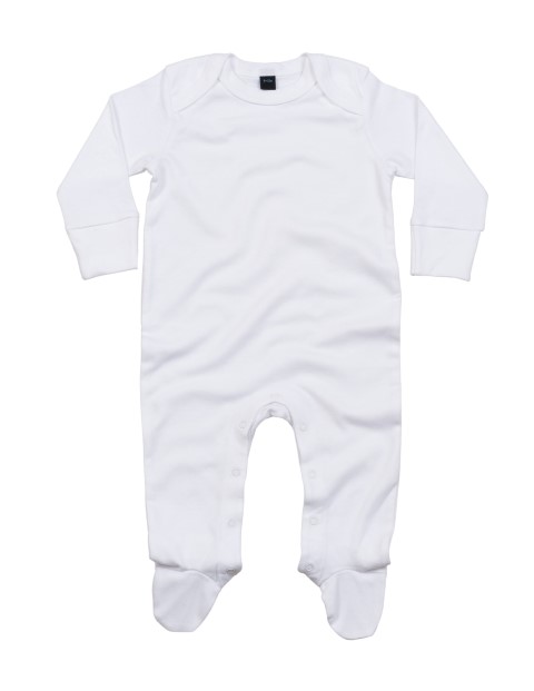 Baby Organic Envelope Sleepsuit with Scratch Mitts