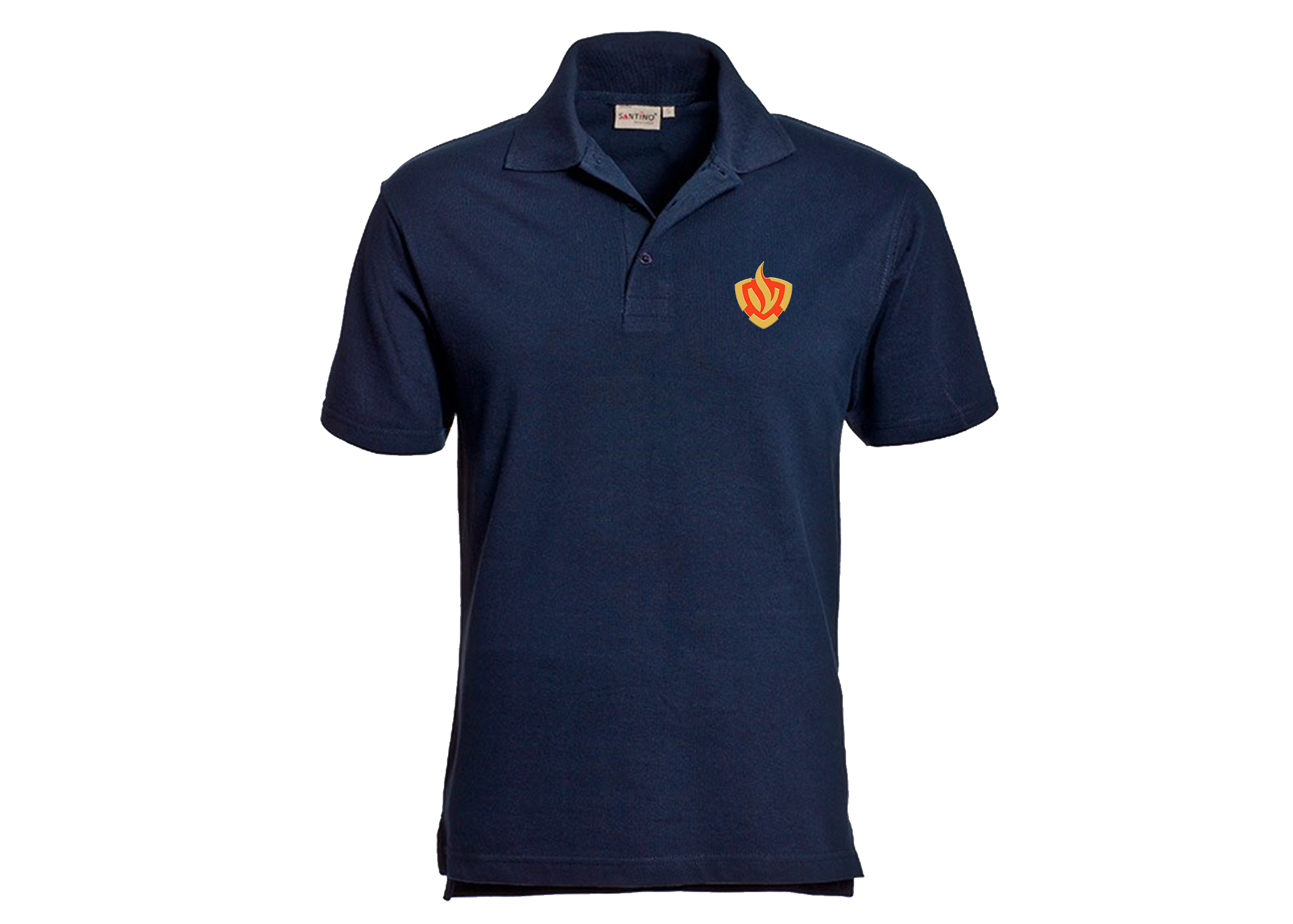 transparant santino charma real navy heren + logo